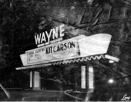 Wayne Drive-In Theatre - Marquee From F Ryan